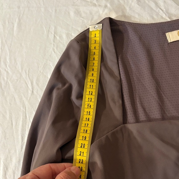 Elegant Long Sleeve Dress in Chocolate Brown - Picture 8 of 12